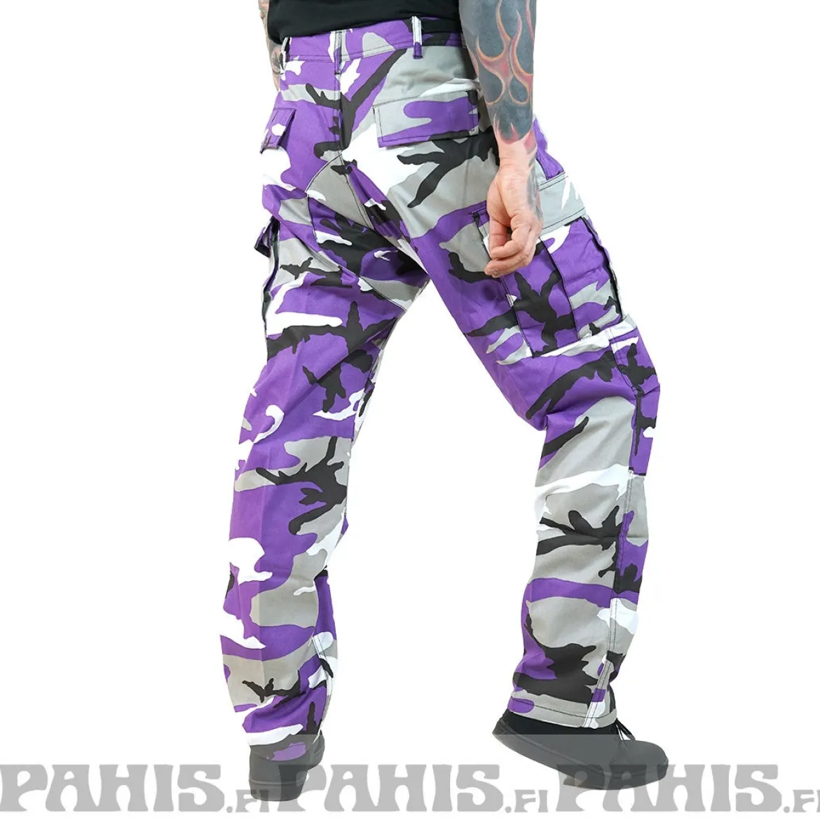 Rothco Color Camo BDU - Reisitaskuhousut, ultra violet
