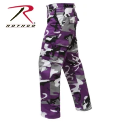 Rothco Color Camo BDU - Reisitaskuhousut, ultra violet
