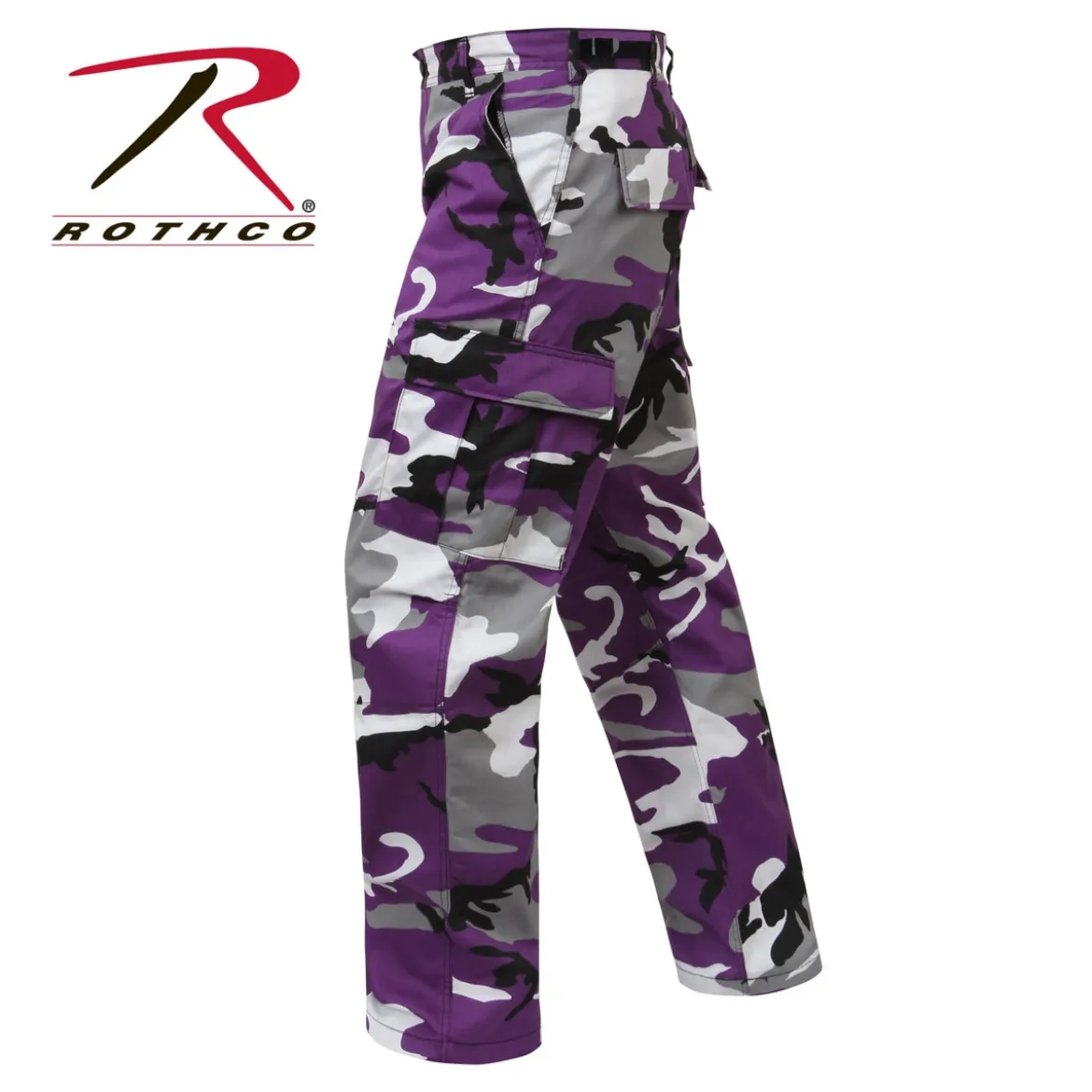 Rothco Color Camo BDU - Reisitaskuhousut, ultra violet