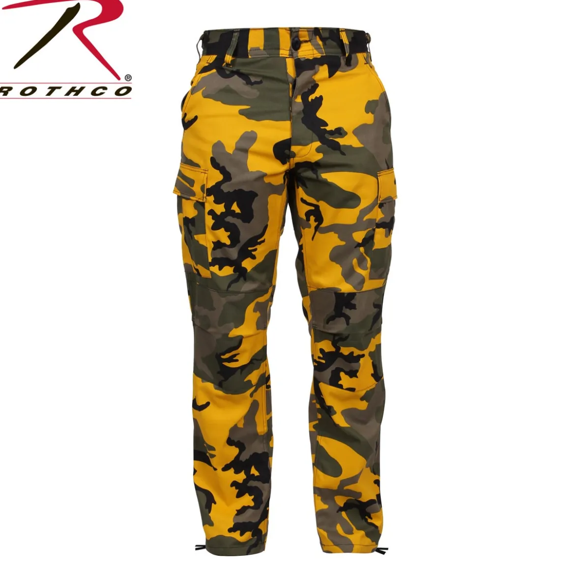 Rothco Color Camo BDU - Reisitaskuhousut, stinger yellow