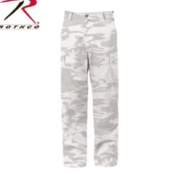 Rothco Color Camo BDU - Reisitaskuhousut, snow camo