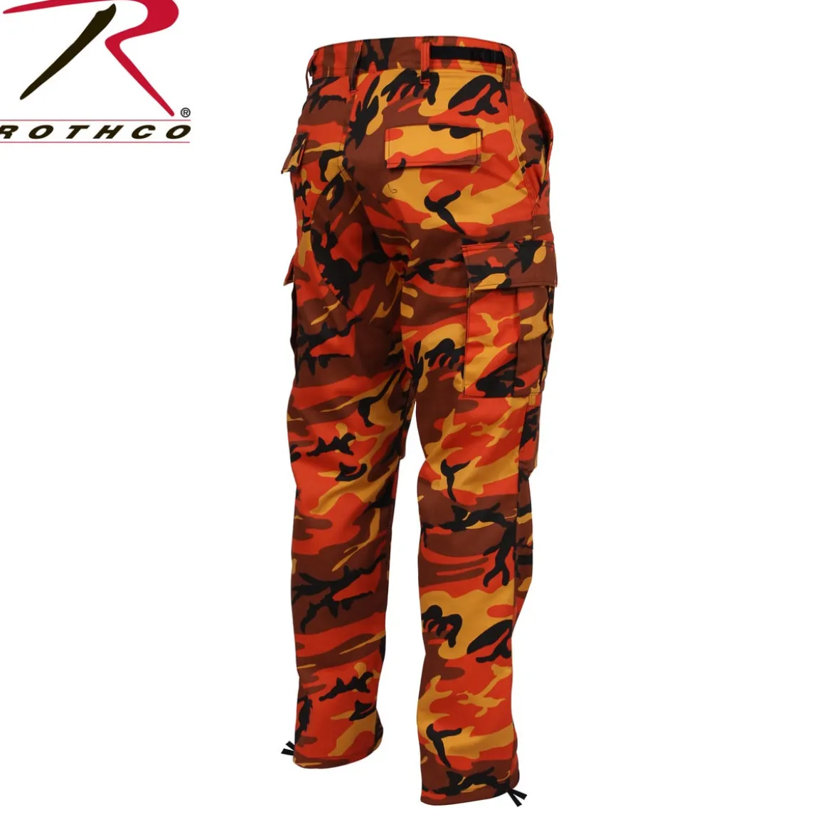 Rothco Color Camo BDU - Reisitaskuhousut, savage orange