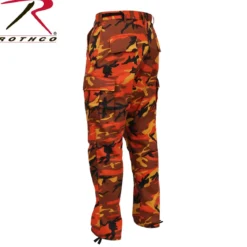 Rothco Color Camo BDU - Reisitaskuhousut, savage orange