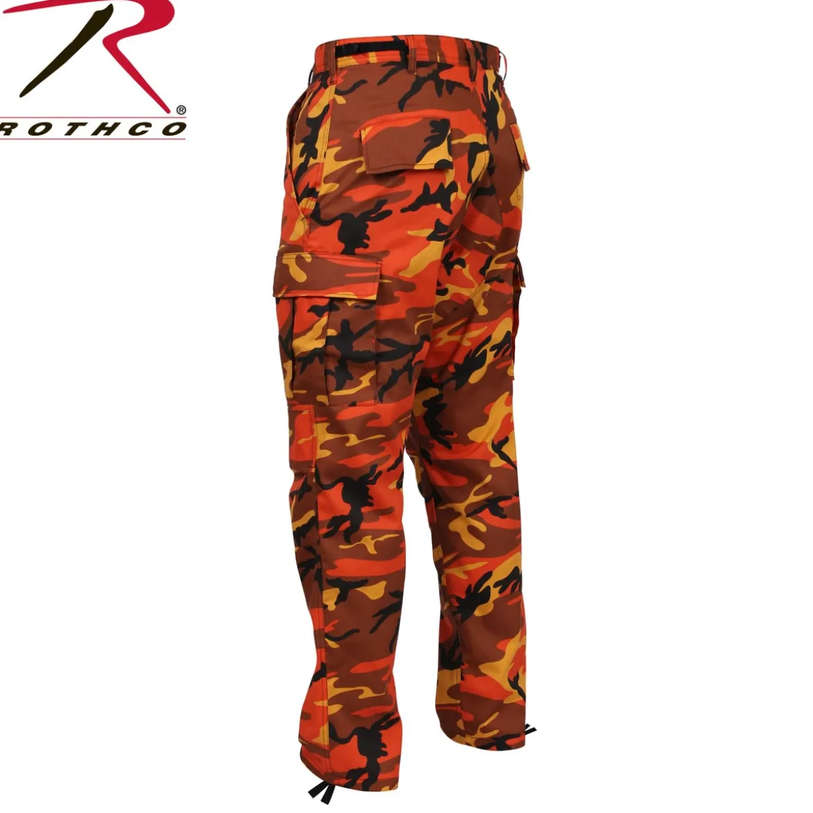 Rothco Color Camo BDU - Reisitaskuhousut, savage orange