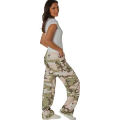 Rothco Pink Camo Vintage - Naisten reisitaskuhousut