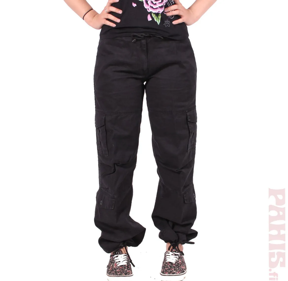 Rothco Vintage Paratrooper - Naisten reisitaskuhousut, black