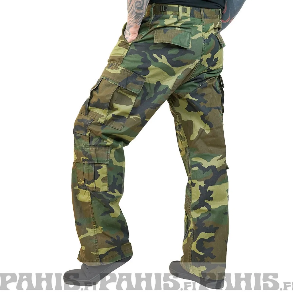 Rothco Vintage Paratrooper - reisitaskuhousut, woodland