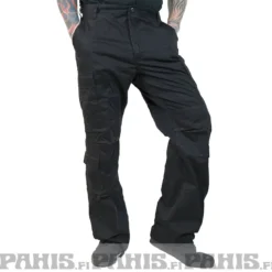 Rothco Vintage Paratrooper - reisitaskuhousut, musta