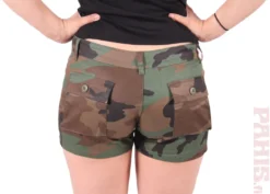 Rothco Woodland Camo - Naisten Shortsit