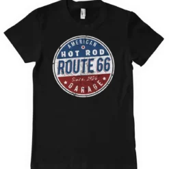 Route 66 Hot Rod Garage - T-paita