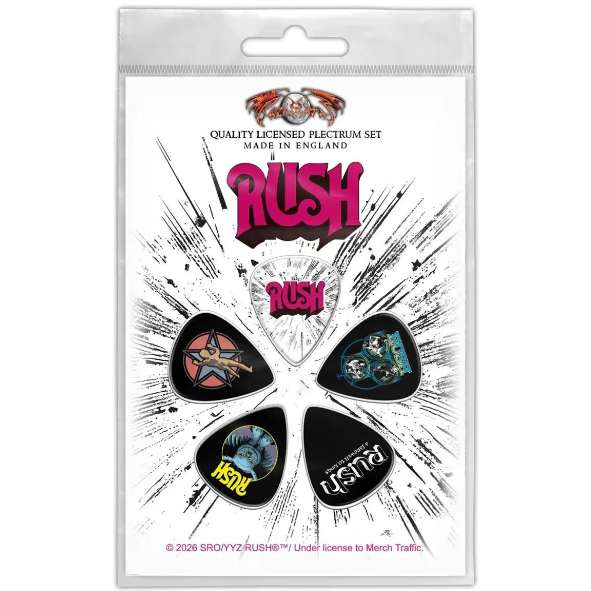 Rush: Rush - Plektrasetti 5kpl