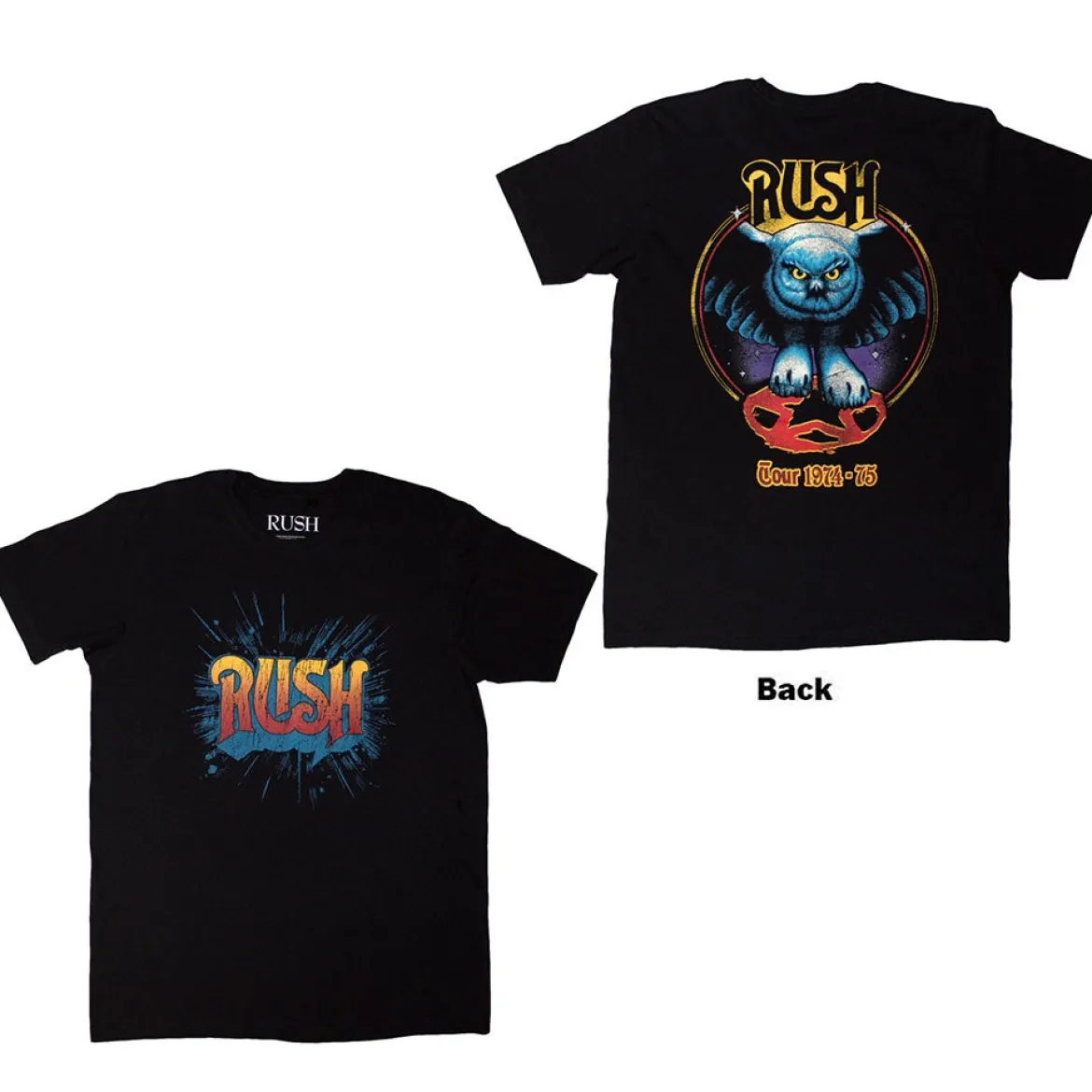 Rush: Tour ´74 -´75 - T-Paita