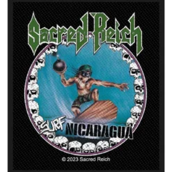 Sacred Reich Surf Nicaragua - Kangasmerkki