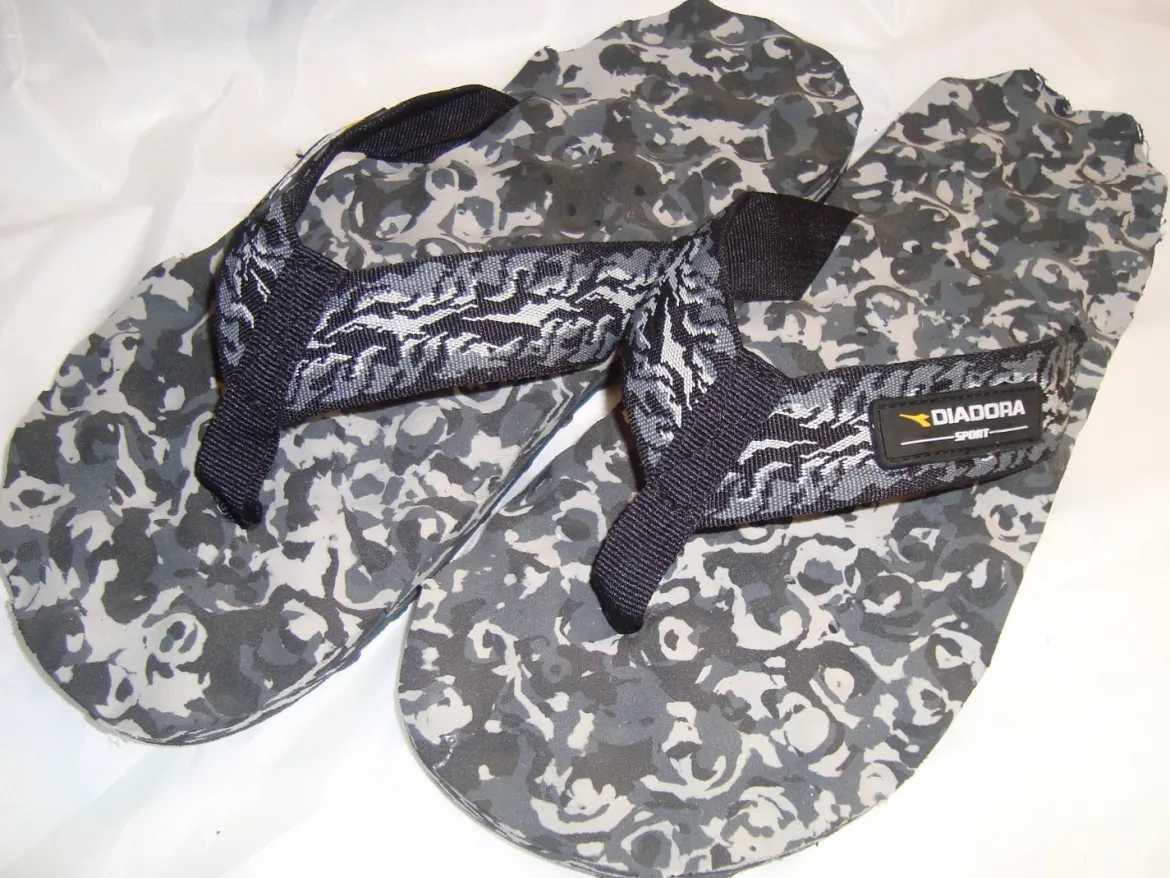 SandaalitFlip Flop - Black Camo