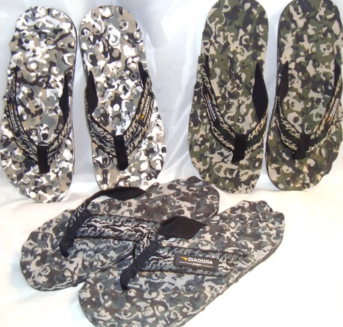 SandaalitFlip Flop - Black Camo