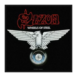 Saxon wheels of steel - Kangasmerkki