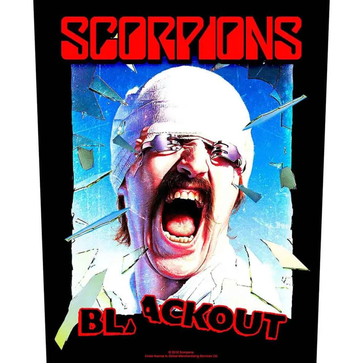 Scorpions Blackout - Kangasmerkki, selkä