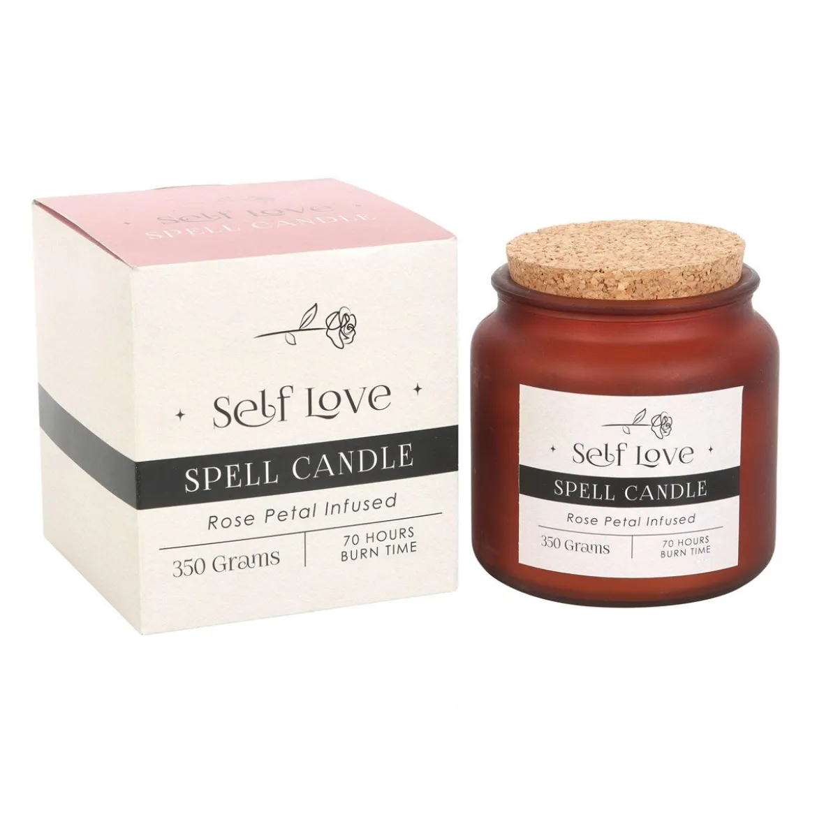 Self love - loitsukynttiläpurkki, Rose petal