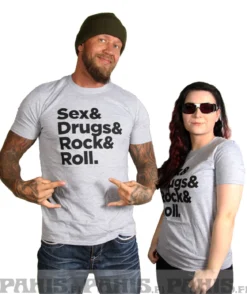 Sex Drugs Rock And Roll - T-paita