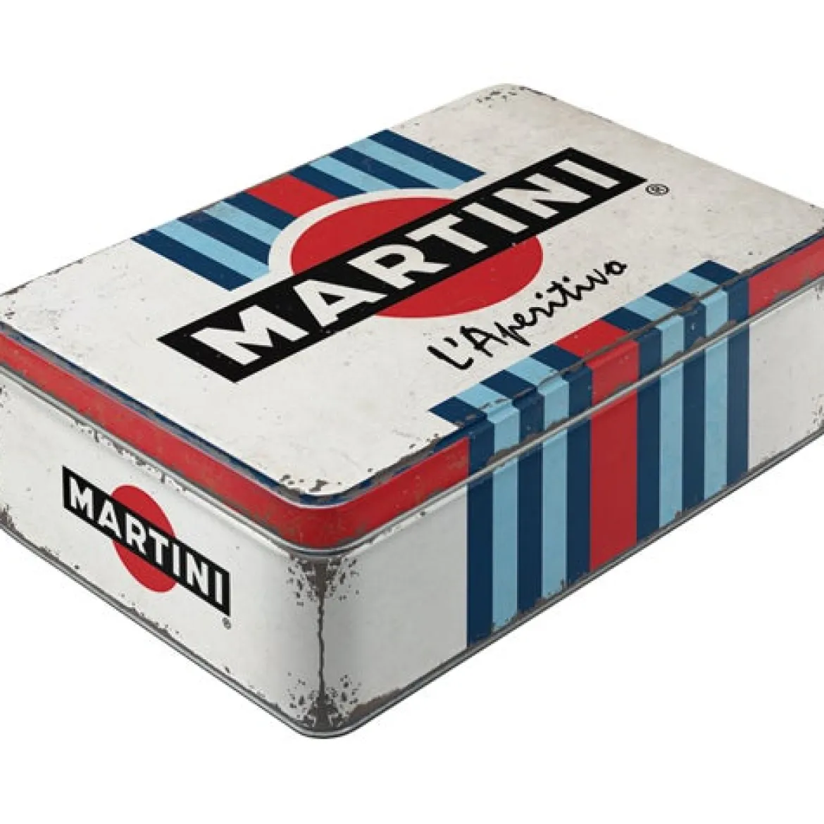 Säilytyspurkki flat - Martini - L'Aperitivo Racing Stripes
