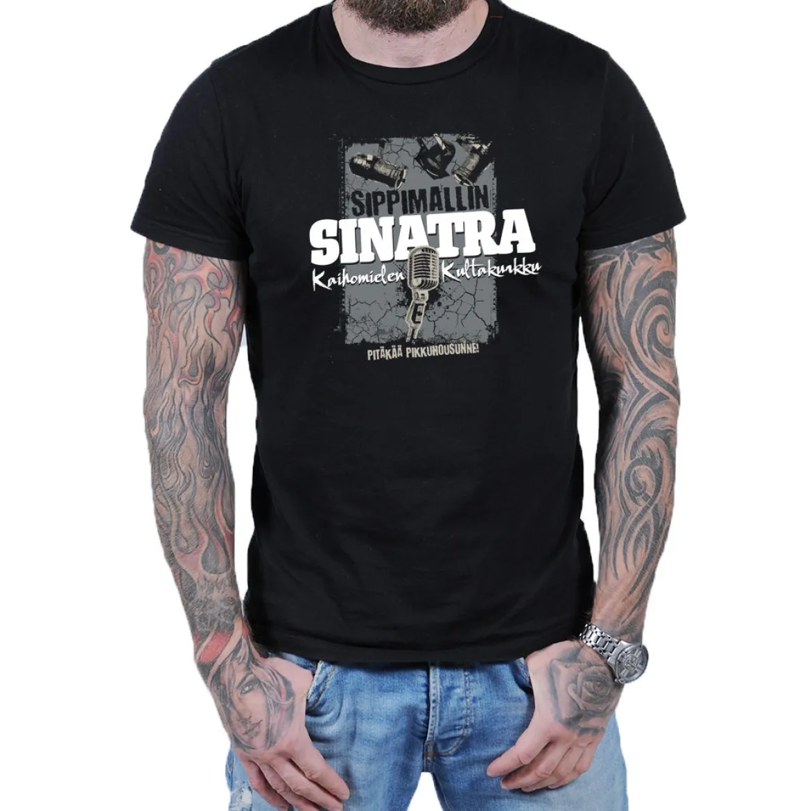 Sippimallin Sinatra T-paita