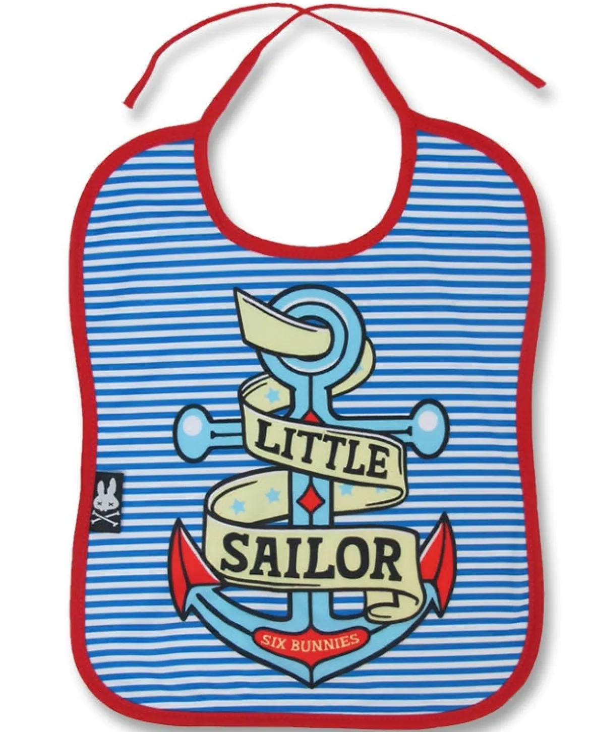Six Bunnies Little Sailor - ruokalappu