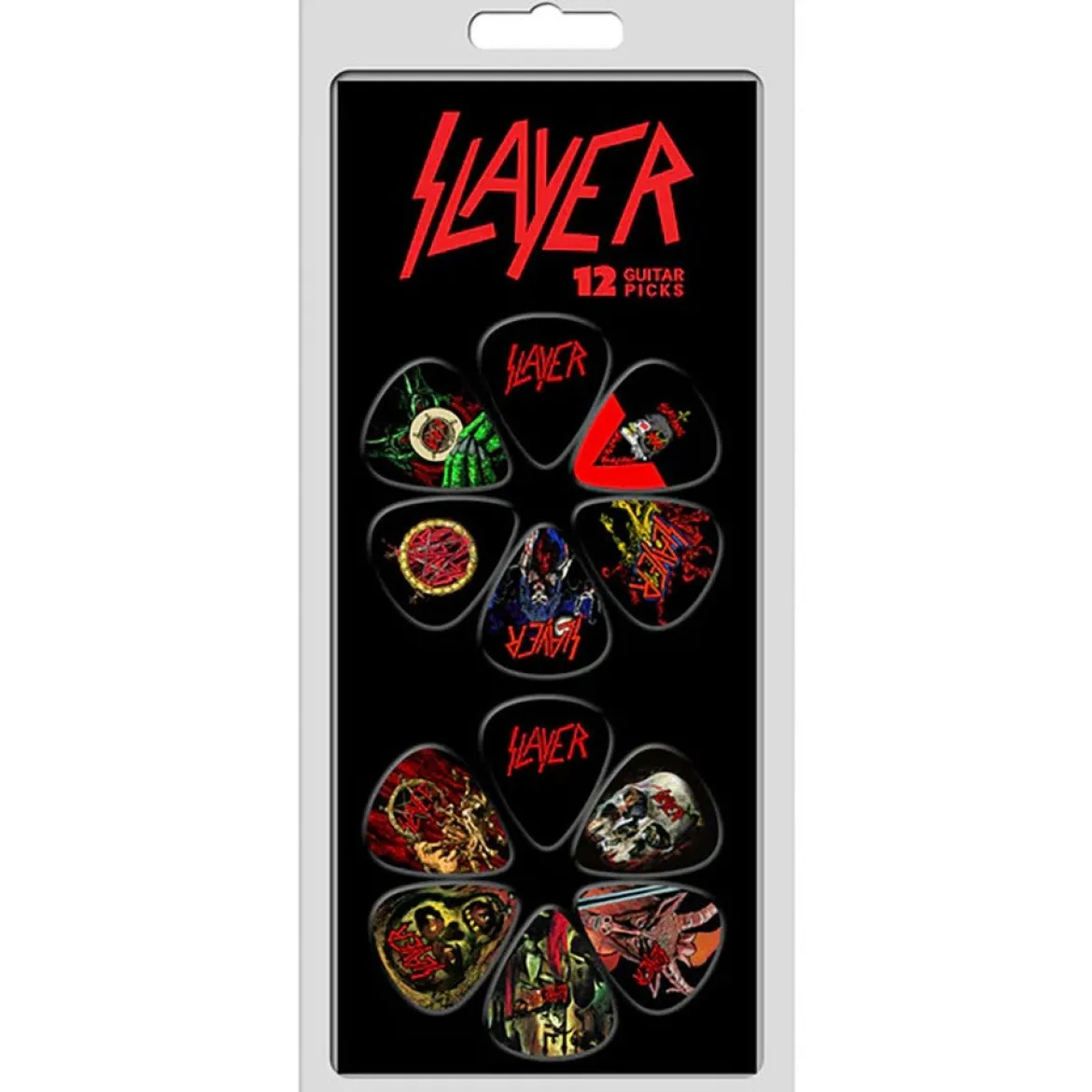 Slayer: Album Covers - Plektrasetti 12 kpl