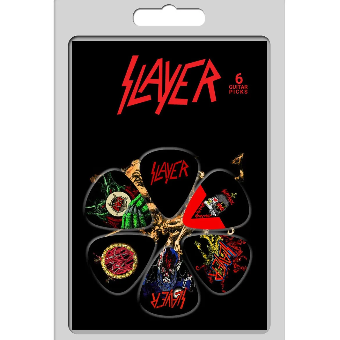 Slayer: Album Covers - Plektrasetti 6kpl