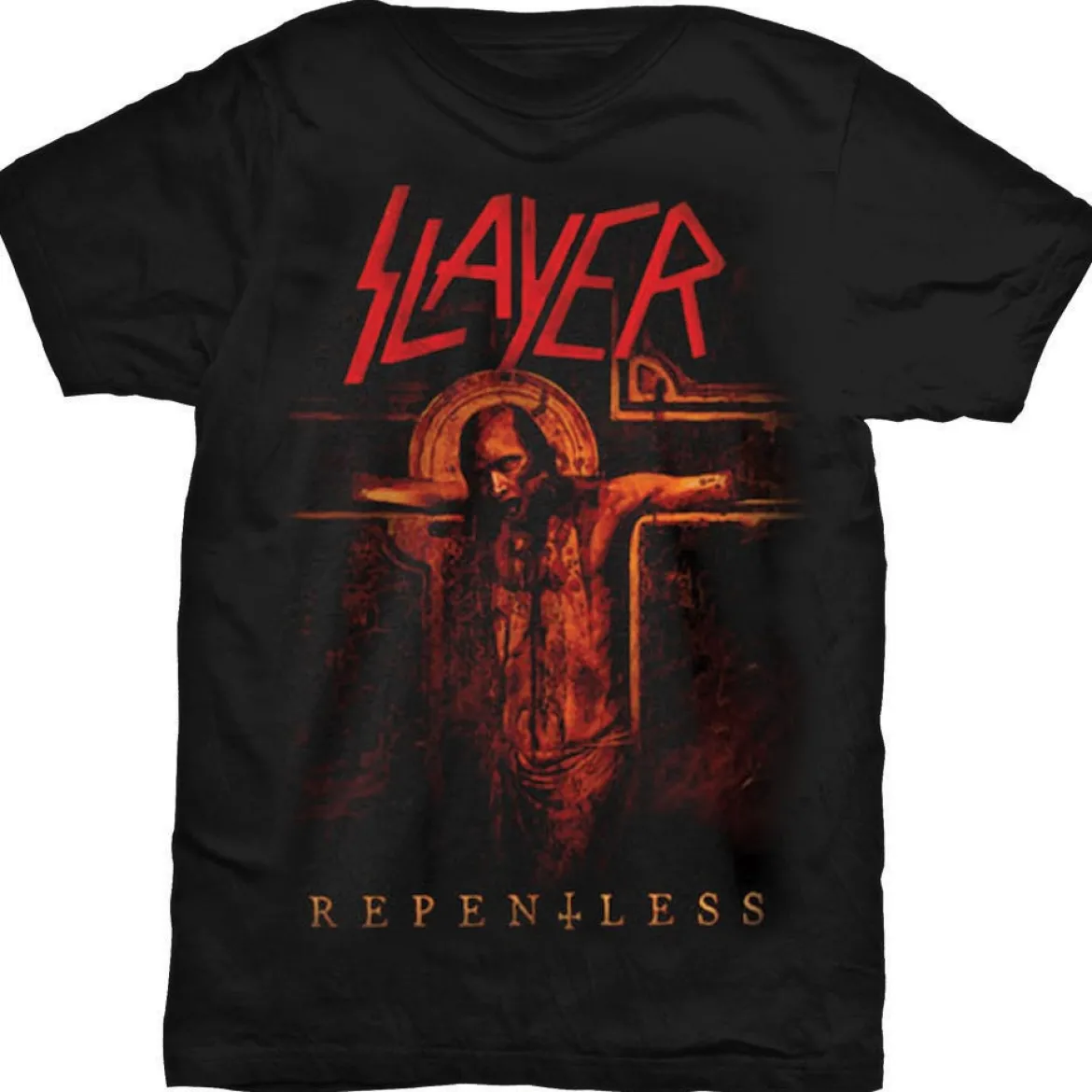 Slayer crucifix - T-paita