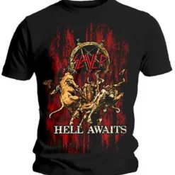 Slayer Hell Awaits - T-Paita