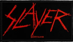 Slayer Scratched Logo - Kangasmerkki