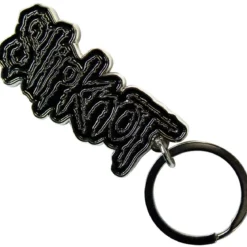 Slipknot Black Logo Black Border - Avaimenperä
