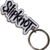 Slipknot Black Logo White Border - Avaimenperä