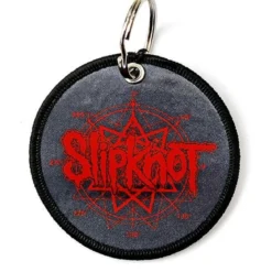 Slipknot logo & nanogram - Kankainen avaimenperä