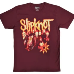Slipknot: The End So Far Group Photo Tribal S Nonogram - T-paita