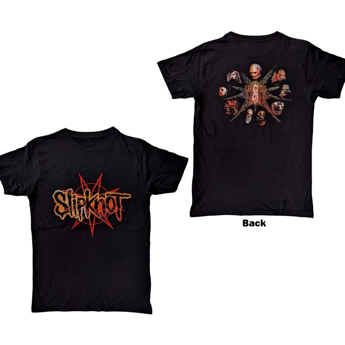 Slipknot The End So Far Pentagram Heads - T-Paita