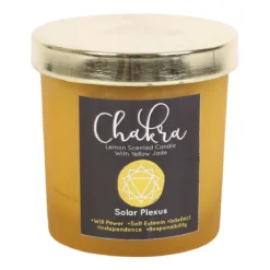 Solar Plexus Chakra Lemon Crystal Chip - Kynttilä
