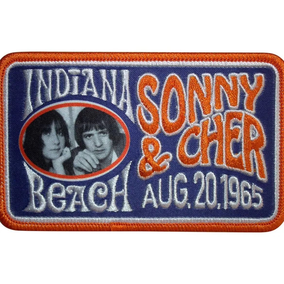 Sonny & Cher Indiana Beach - Kangasmerkki