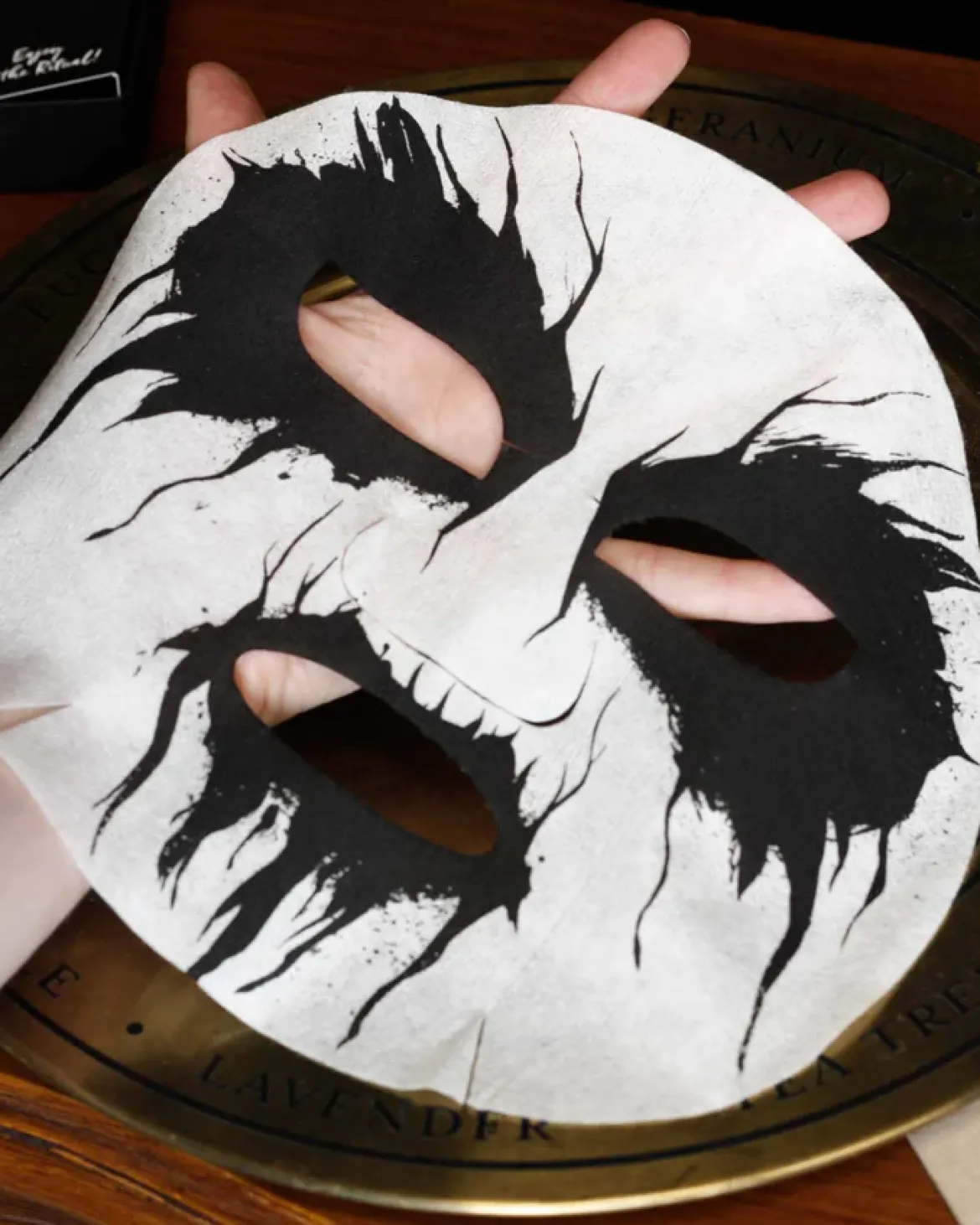 Spatanic Corpse Paint kasvonaamiosetti 1kpl, orgaaninen