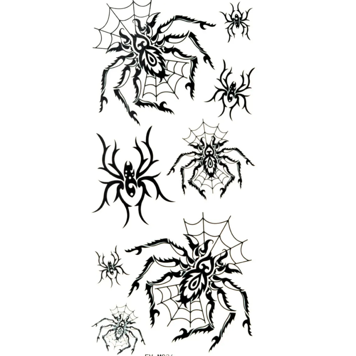 Spiders - siirtotatuointi
