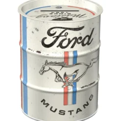 Säästölipas öljytynnyri - Ford MustangHorse & Stripes
