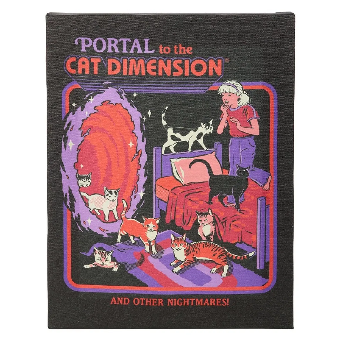 Steven Rhodes: The Cat Dimension - Canvastaulu