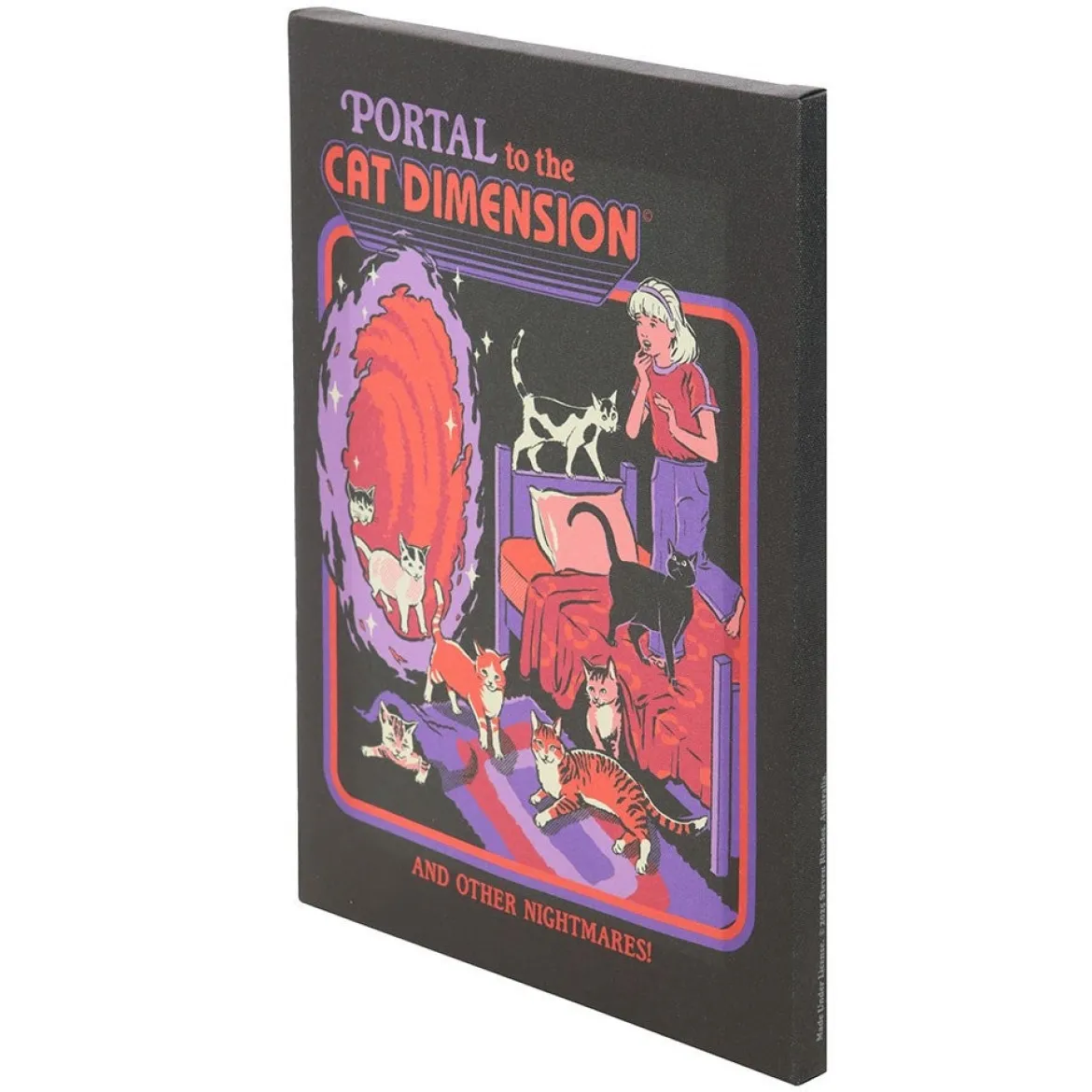 Steven Rhodes: The Cat Dimension - Canvastaulu