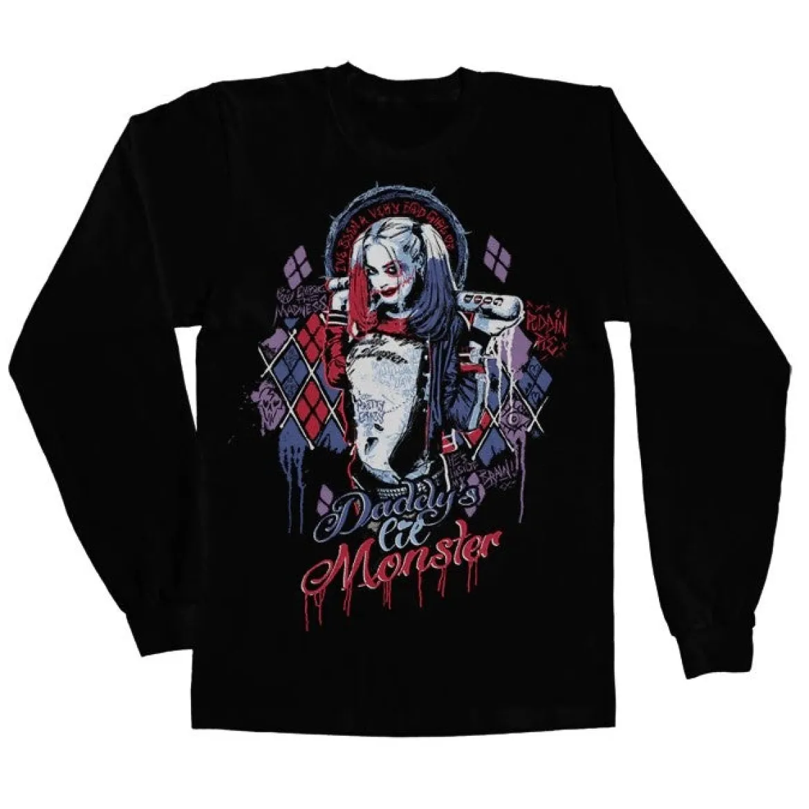 Suicide Squad Harley Quinn - Pitkähihainen paita