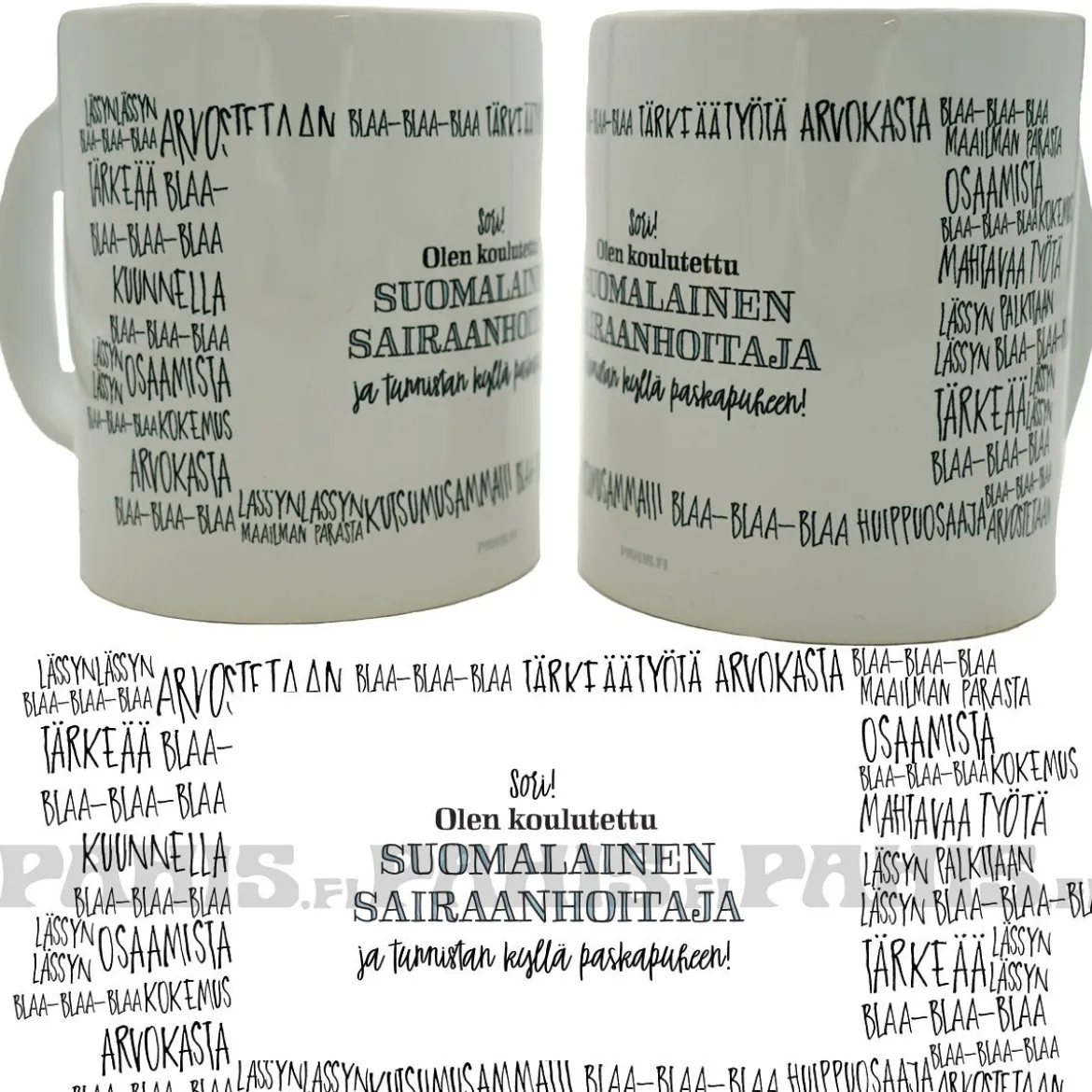 Suomalainen sairaanhoitaja- Muki