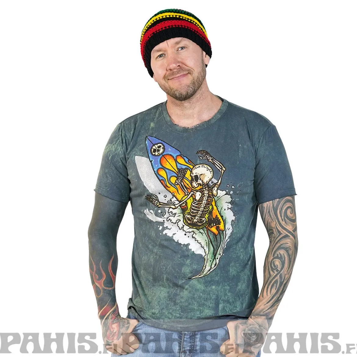 Surfer - T-paita, harmaa