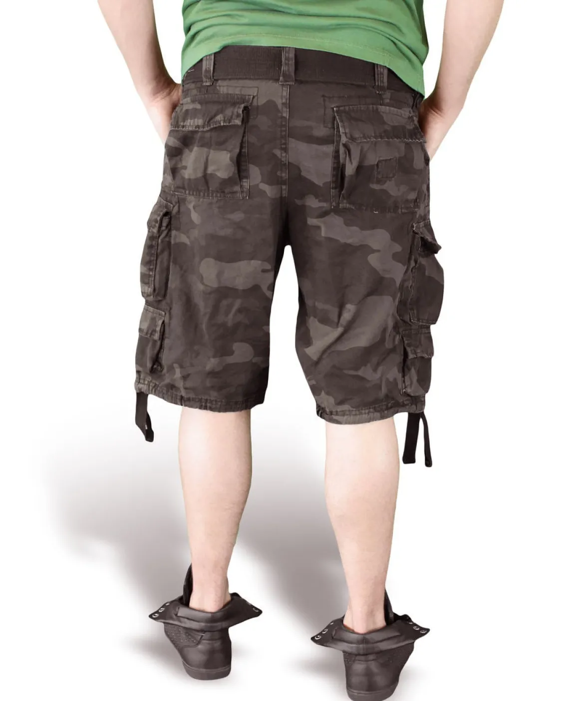 Surplus Division - Shortsit, Black Camo