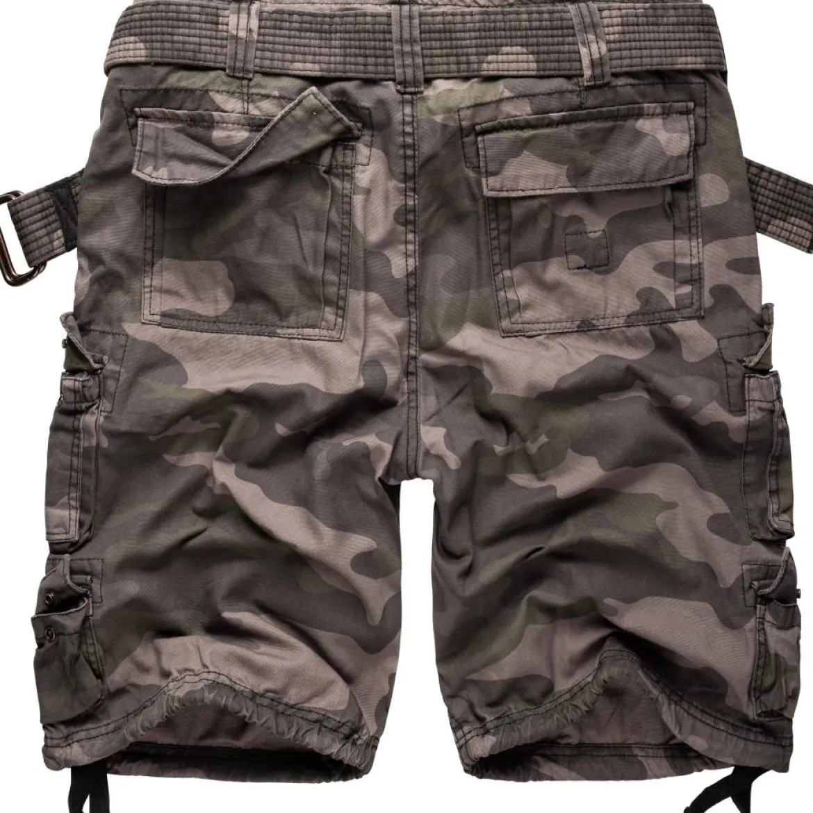 Surplus Division - Shortsit, Black Camo
