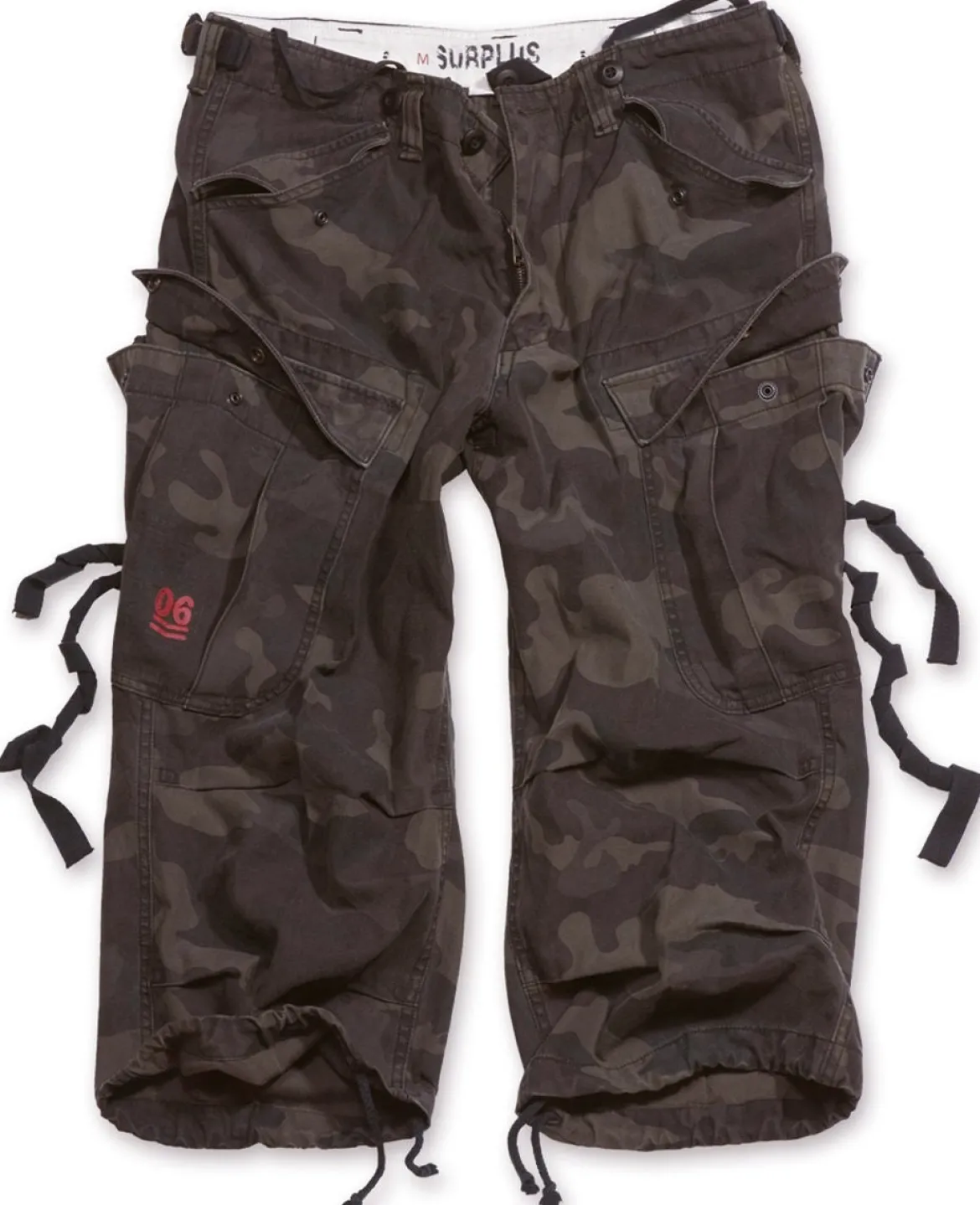 Surplus Engineer 3/4 - Shortsit, Black Camo