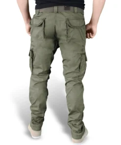 Surplus Premium Slimmy - Reisitaskuhousut, Oliivi